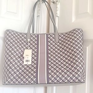 Brand new Grey and white TORY BURCH tote bag
